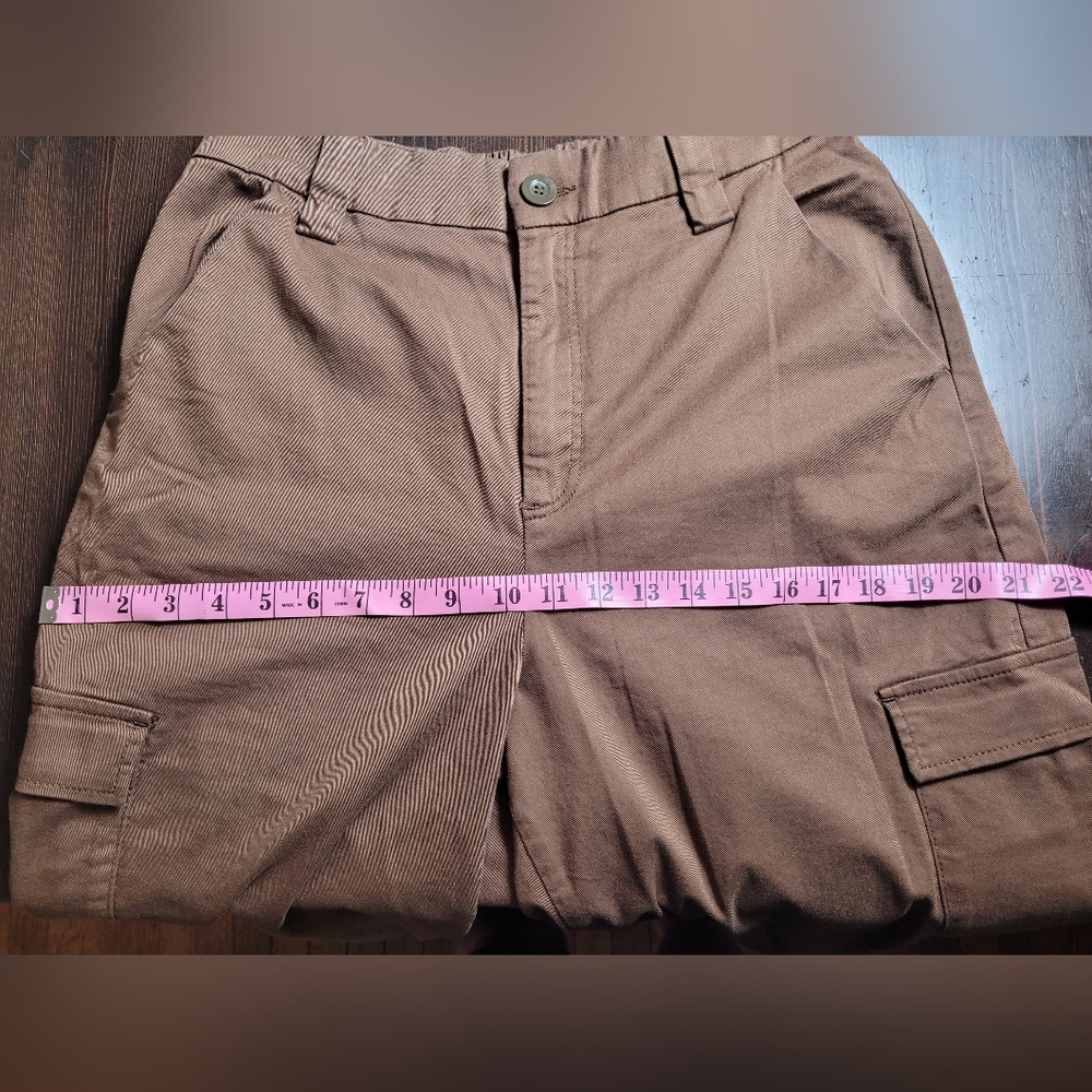 Urban Outfitters BDG Brown Utility Cargo High-Rise Pants Large - Picture 8 of 10